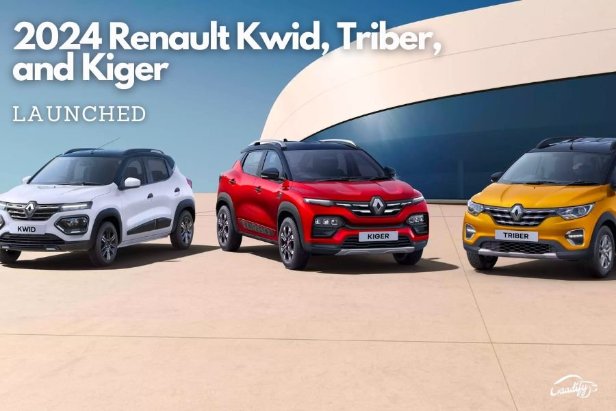 2024 Renault Kwid, Triber, Kiger Launched; Future Plans Revealed