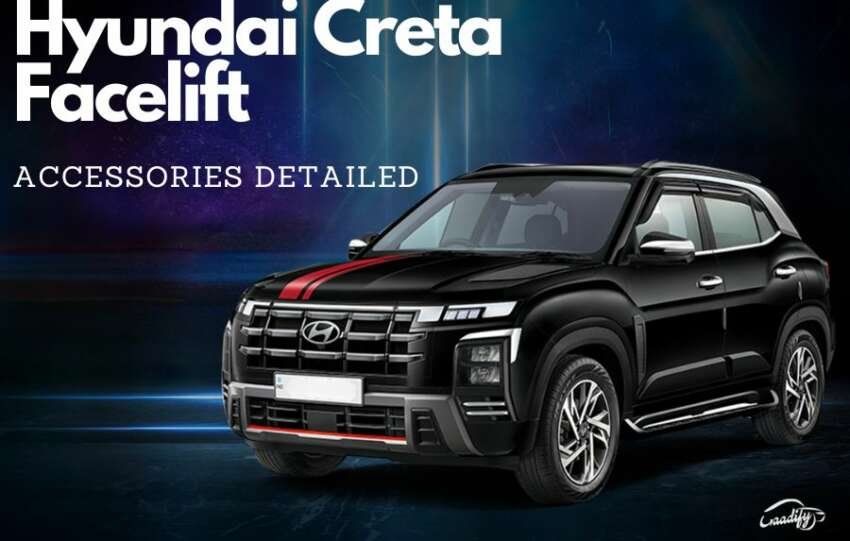 Hyundai Creta 2024 all accessories with price list