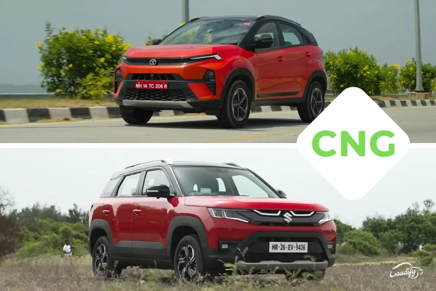 Tata Nexon vs Maruti Brezza CNG