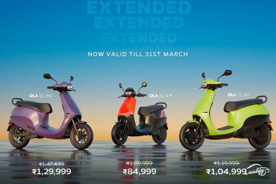 Ola electric scooters offer