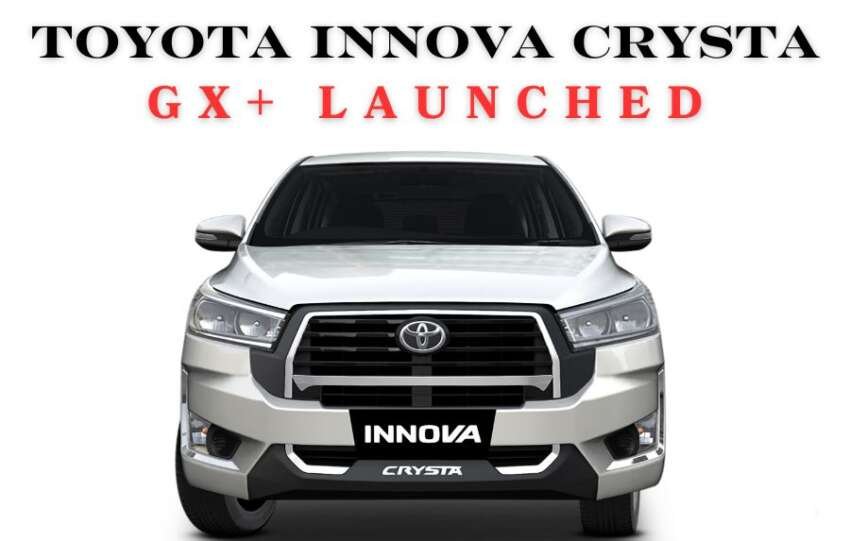 Toyota Innova Crysta GX+ specifications