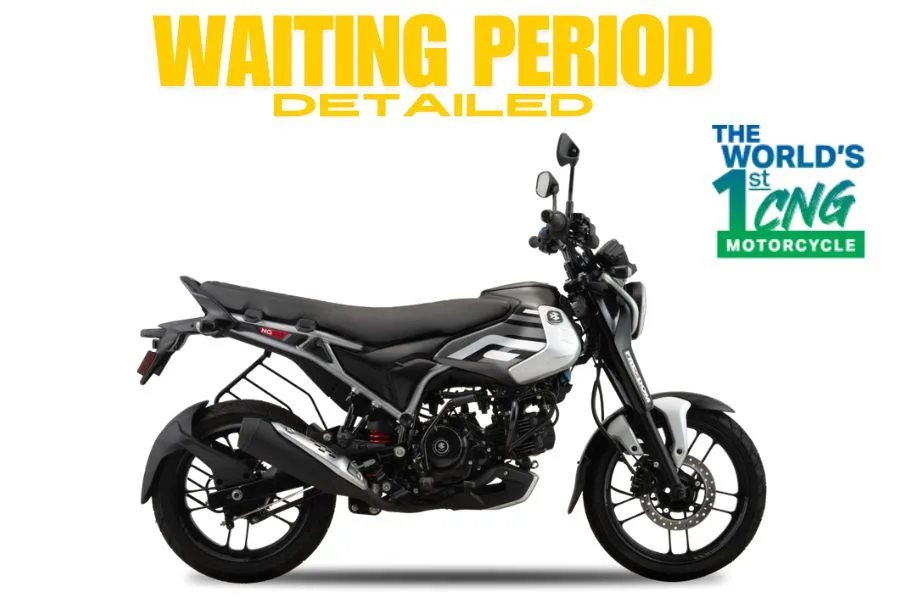 Bajaj Freedom 125 CNG waiting period
