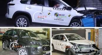Maruti Grand Vitara Bharat NCAP Crash Test Images Leaked