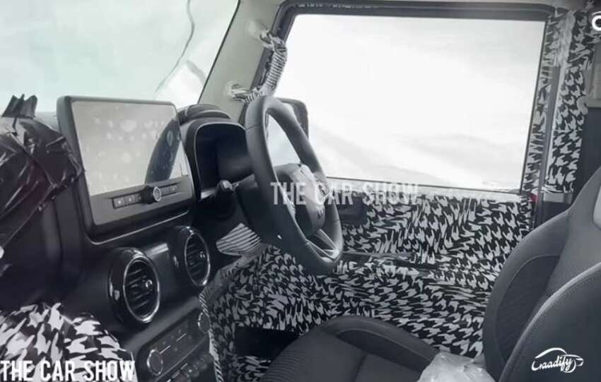 Mahindra Thar 5-door interior