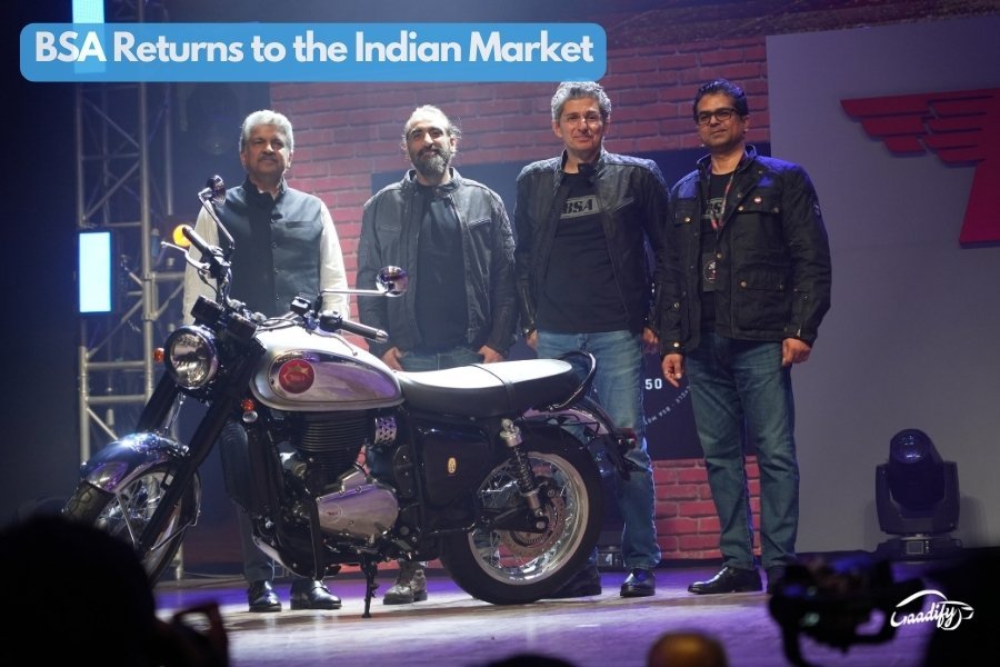 BSA Gold Star India launch