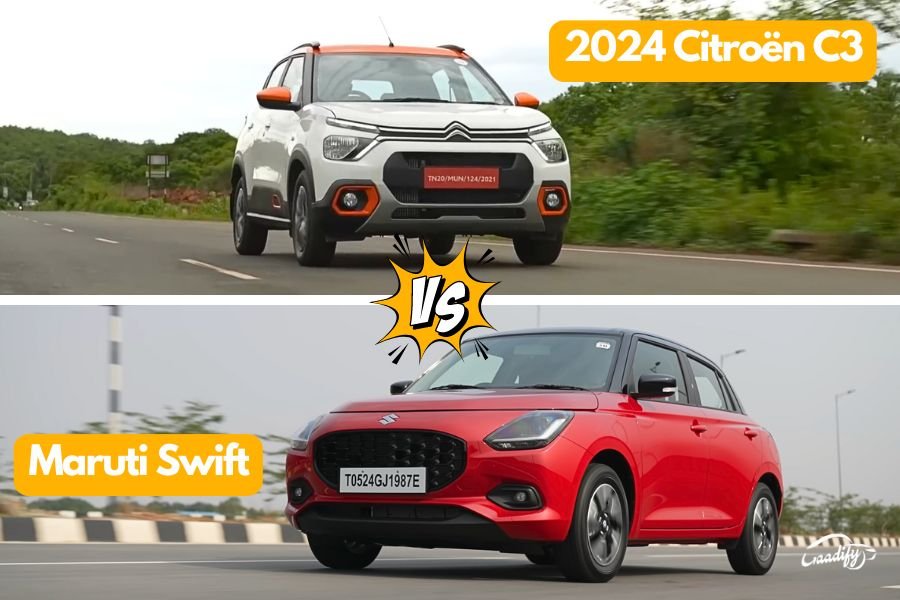 citroen c3 vs swift