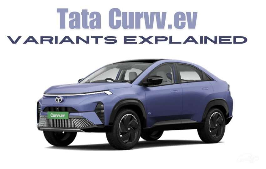 Tata Curvv EV variants