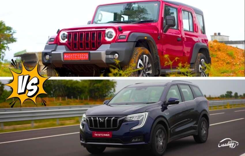 Mahindra Thar Roxx vs XUV700