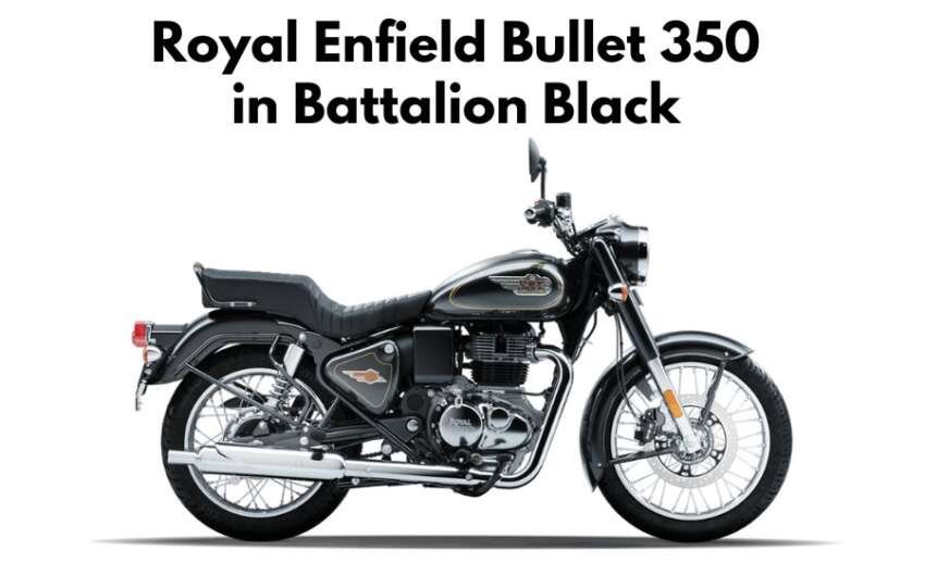 Royal Enfield Bullet 350 Battalion Black Colour