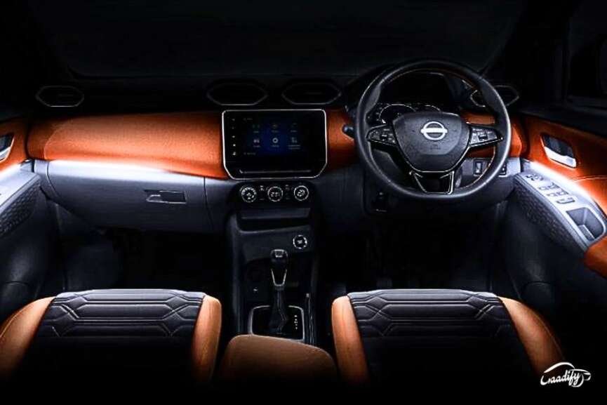 2024 Nissan Magnite Facelift Interior Teased; Bookings Open GaadiFy