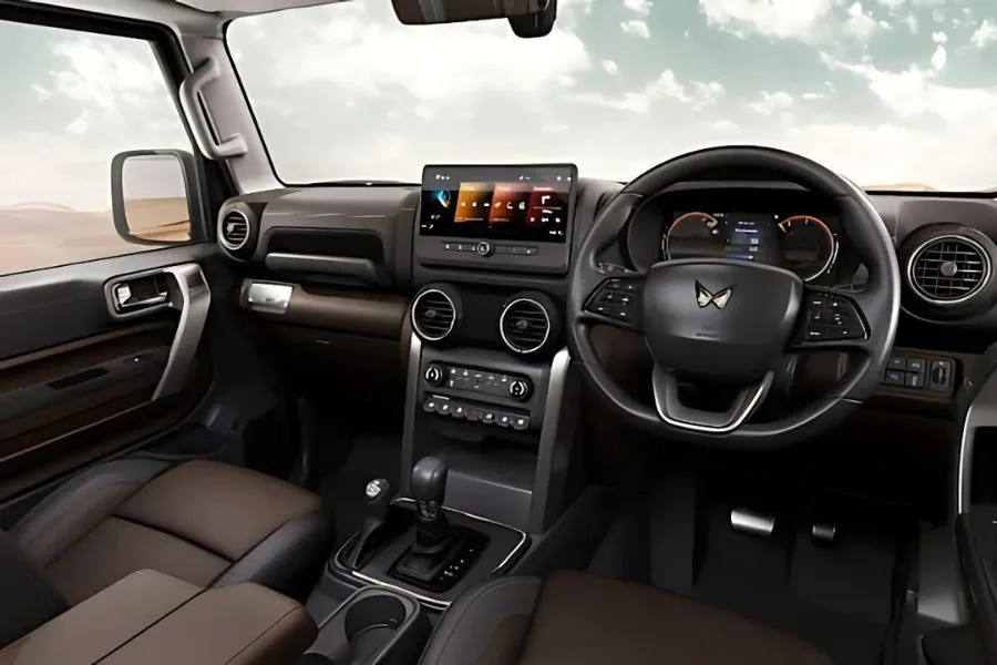 Mahindra Thar Roxx 4WD interior