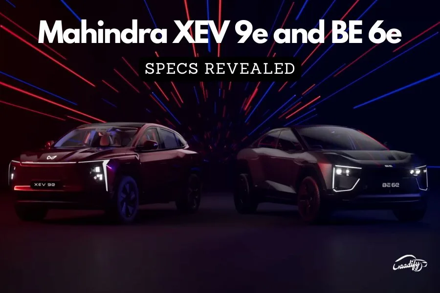 Mahindra XEV 9e specifications
