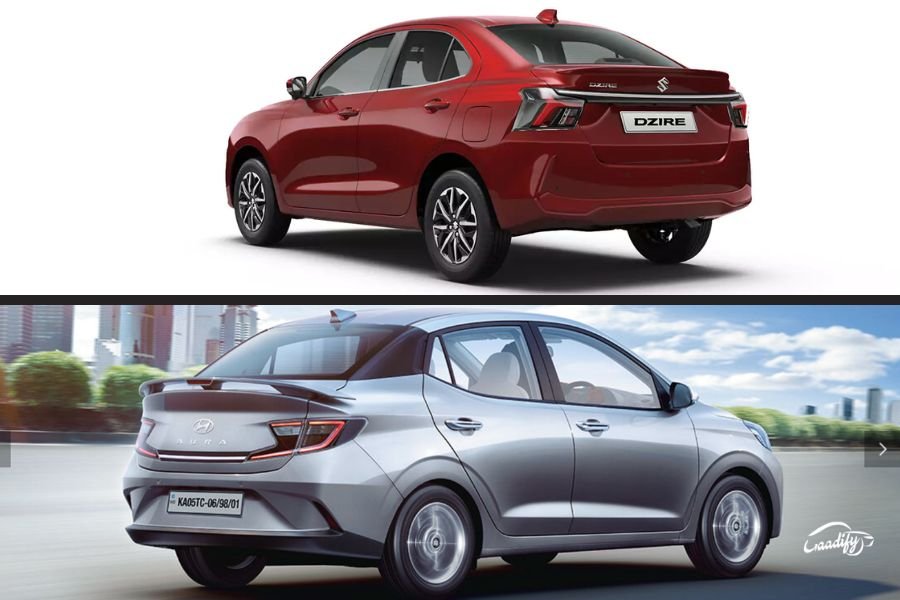 Maruti Dzire vs Hyundai Aura: price