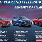 Toyota Introduces Limited Editions of Glanza, Taisor, and Hyryder with Exciting Offers Toyota Year-end offers