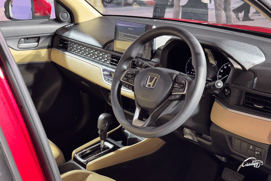 Honda Amaze Interior Design