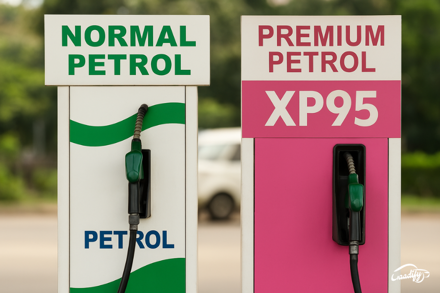 Normal vs premium petrol