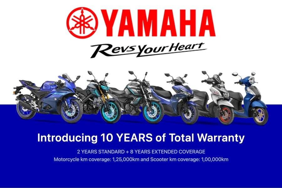 Yamaha 10 year warranty coverage