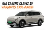2025 Kia Carens Clavis EV: Variants Explained