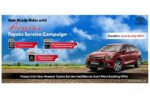 Toyota Announces Monsoon Service Camp For South India