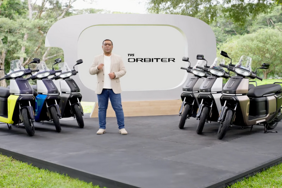 TVS Orbiter colours