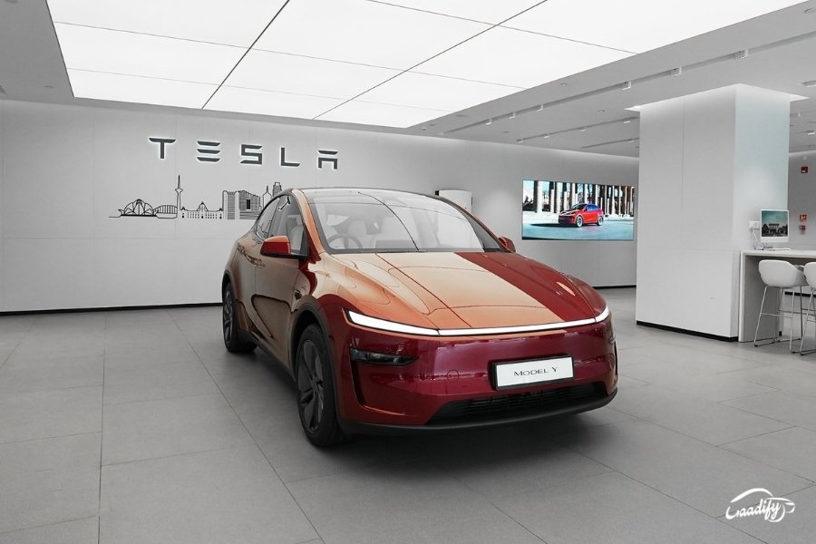 Tesla Delhi Showroom