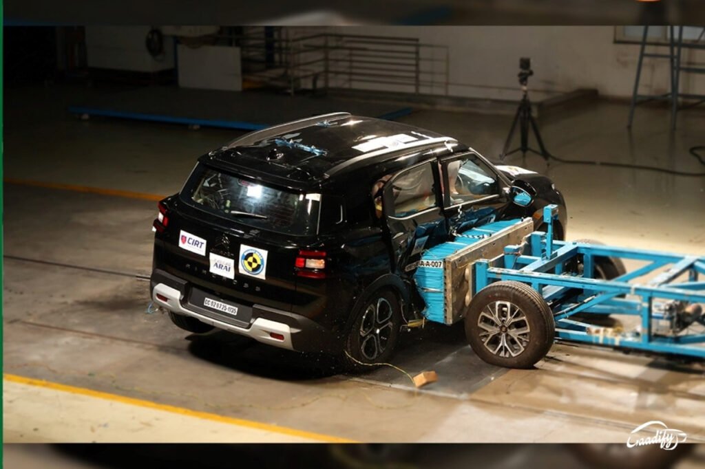Citroen Aircross crash test safety rating by Bharat NCAP