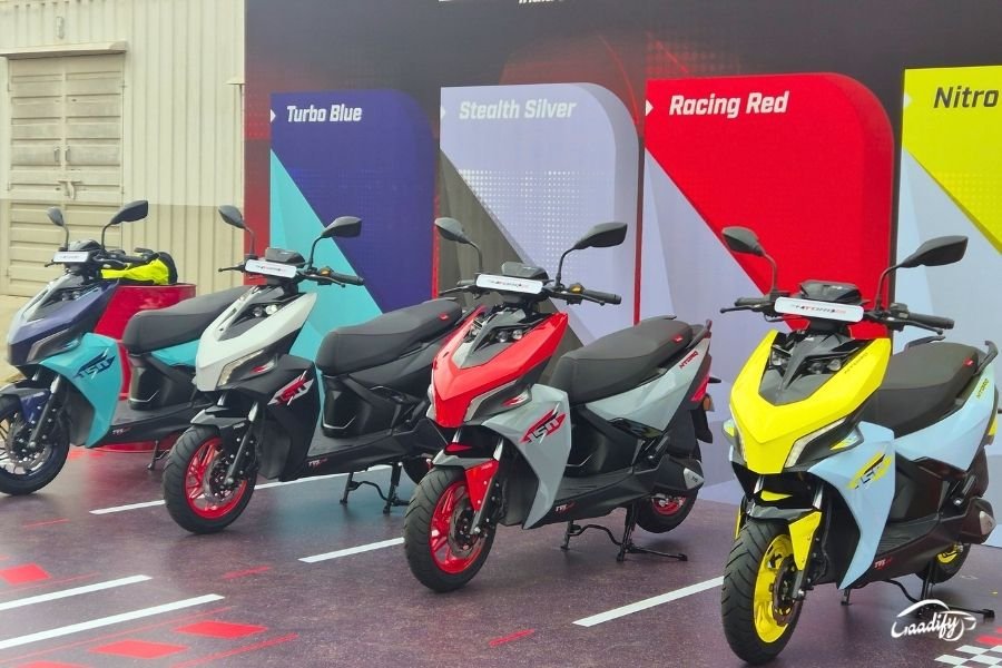 TVS NTorq 150 colours