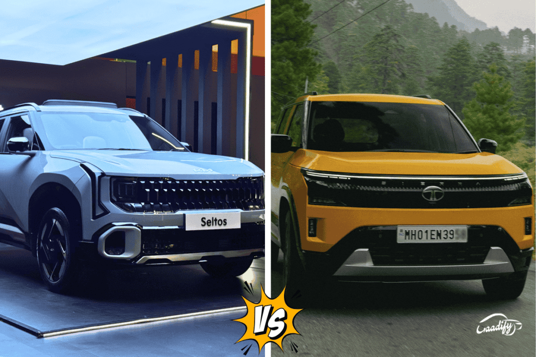 2026 New Kia Seltos vs Tata Sierra