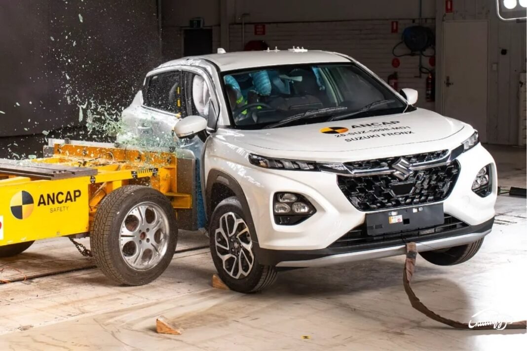 Maruti Suzuki Fronx safety rating by ANCAP