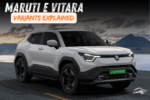 2025 Maruti e Vitara: Here’s What Each Variant Offers