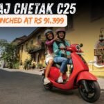 Bajaj Chetak C25 Launched With Claimed 113km Range