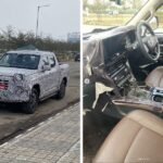 Mahindra Scorpio N-based Pickup Truck Spied Testing; Interior Revealed