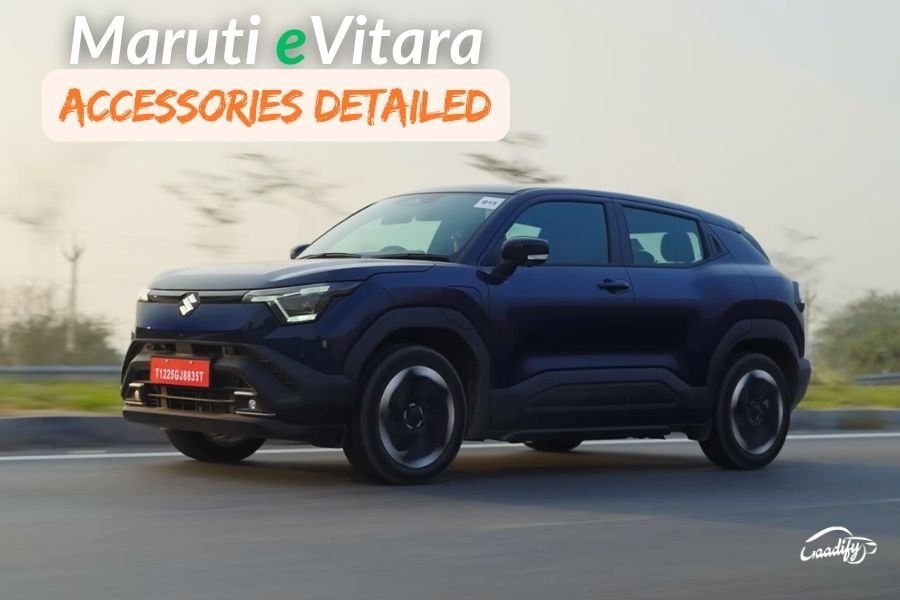 Maruti eVitara all genuine accessories