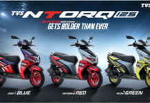 TVS NTorq 125 Updated With New Colour Options TVS Ntorq 125 Race Edition colours