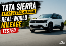 Tata Sierra 1.5 NA Petrol-Manual Real-World Mileage Tested Tata Sierra mileage