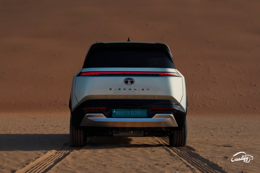 Tata Sierra EV AWD range
