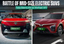 Tata Sierra EV vs Vinfast VF7: Which SUV Should You Buy? Tata Sierra EV vs Vinfast VF7