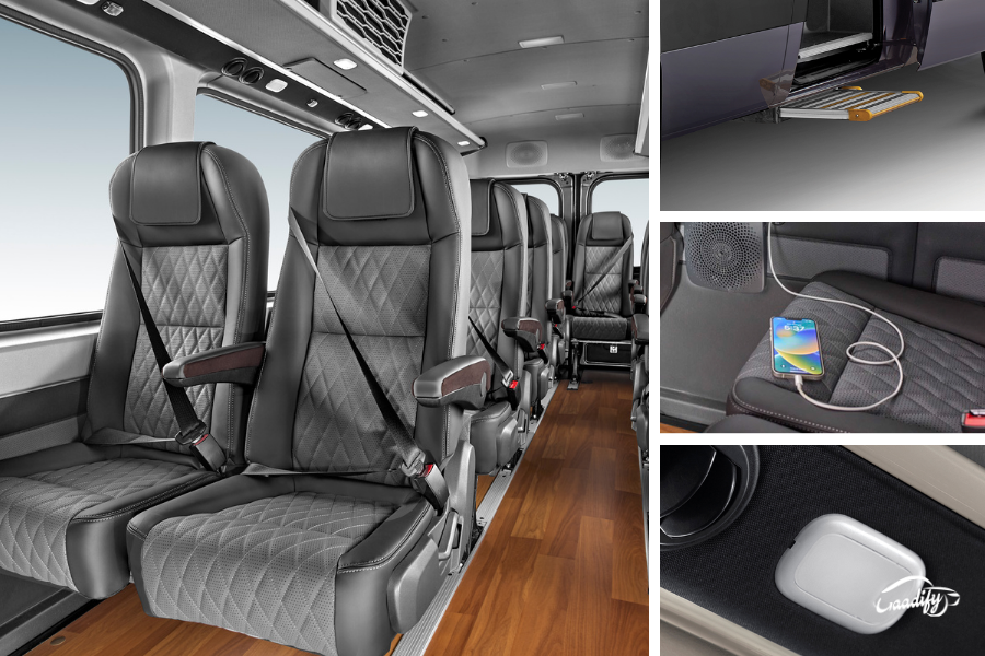 Force Urbania Deluxe interior, features and seating options