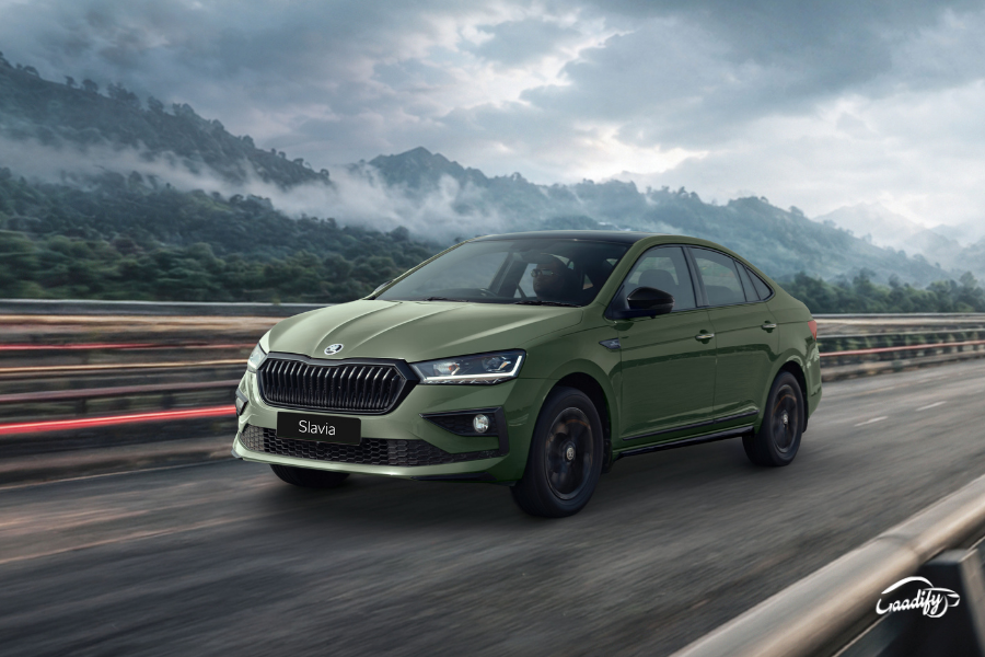 Skoda Slavia Monte Carlo Shimla Green