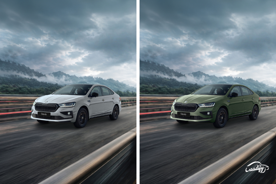 Skoda Slavia Monte Carlo Edition colours