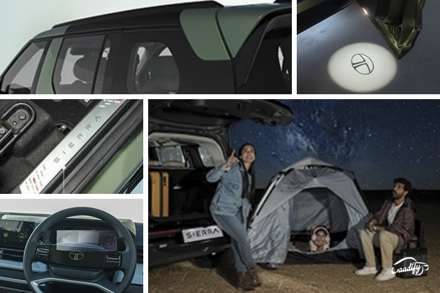 Tata Sierra interior accessories