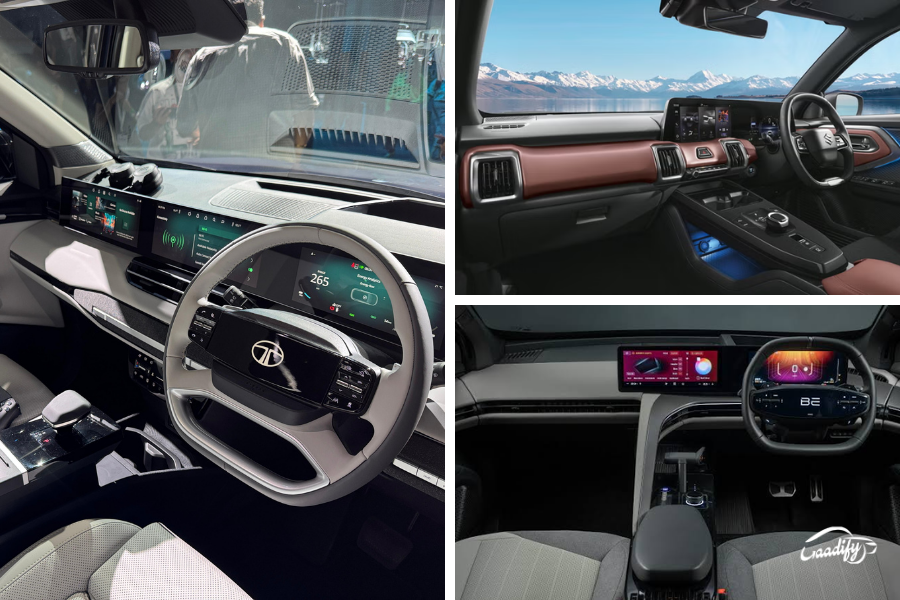 Tata Sierra EV vs Maruti eVitara vs Mahindra BE6: price, specs and features
