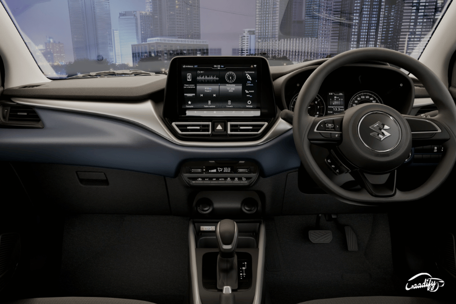 2026 Maruti Baleno Zeta interior and features