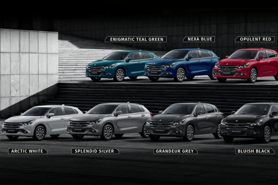 New Maruti Suzuki Baleno 2026 colours