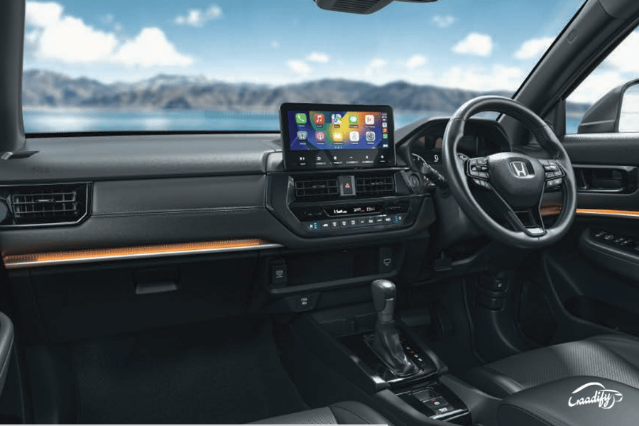 Honda Elevate ZX+ Black interior and price