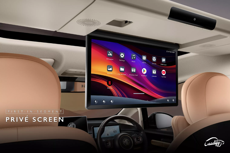 MG Windsor EV Indulge Edition interior 