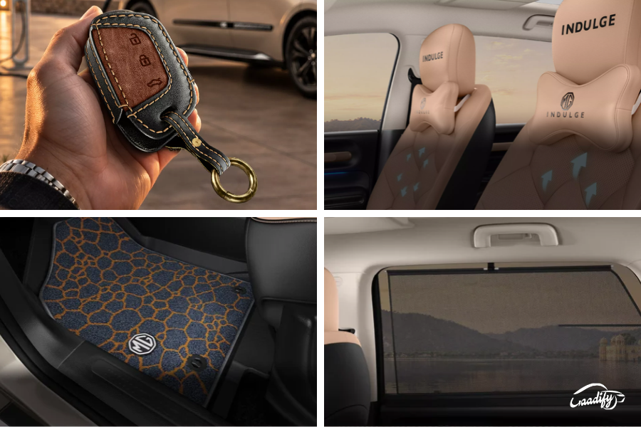 MG Windsor EV Indulge Edition accessories