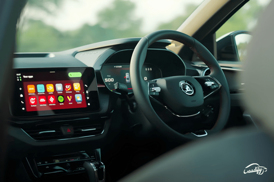 2026 Skoda Slavia facelift interior images