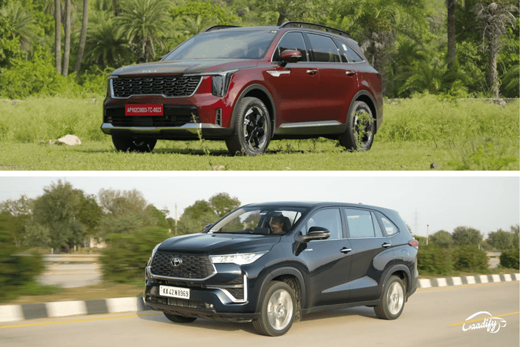 kia sorento vs innova hycross: which is better?